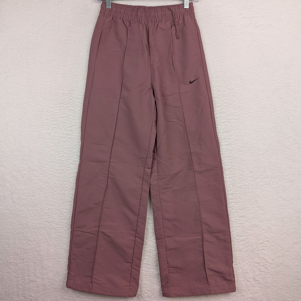 Nike Sportswear Everything Wovens Open-Hem Pants Women's XS Smokey Mauve Nylon